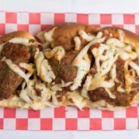 Meatball Sub (Large) · Three Meatballs.