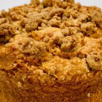 Coffee Cake · Freshly baked in-house with streusel topping.