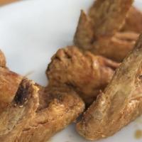 Chicken & Waffles (3Wings) · No sides, no cornbread