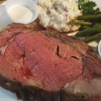 Prime Rib Dinner · SERVED ONLY ON FRIDAY NIGHTS AFTER 5PM. WITH EXCEPTION OF ST. PATRICKS DAY WEEKEND(no prime ...