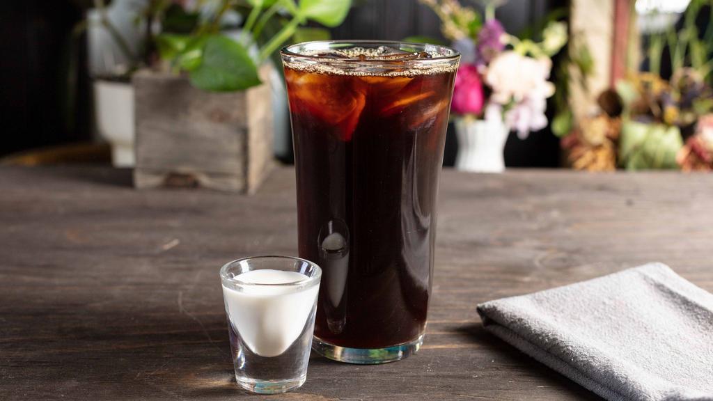 Cold Brew · Straight up cold brew. Full bodied coffee with cocoa notes.