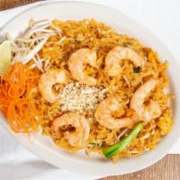 Pad Thai (Shrimp Or Combination) · special  homemade best sauce whit madlow-sodium soy sauce. fish sauce  light brown sugar.  r...