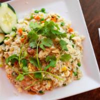 Fried Rice/Com Chien · your choice of: chicken, beef,  pork or vegetables.
