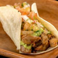 Fish Taco · consuming raw egg, under cooked meat or seafood may increase your risk of foodborne illness ...