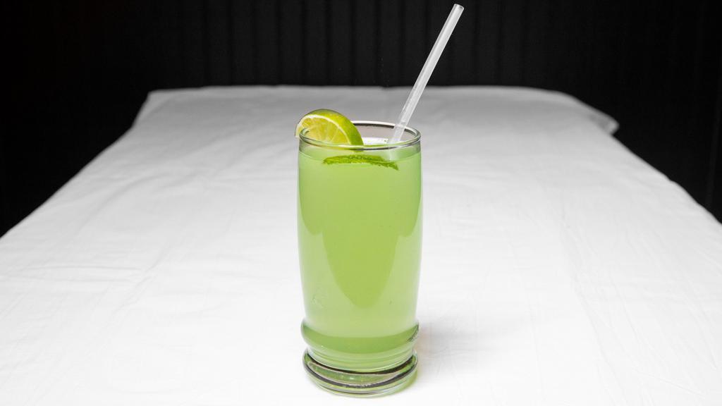 Bombay Lime · homemade lime juice blended with spices, sugar, and club soda