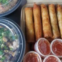 20Pc  Lumpia Family Meal · Feed a Family or Team of (6)
Come w/2-LRG Sides.