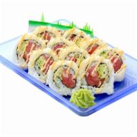 Spicy Tuna Roll 7 Oz. - 10 Pc.* · Tuna, Cucumber, Sesame Seeds, Seaweed, Spicy Sauce, Sushi Rice. *Consuming raw or undercooke...