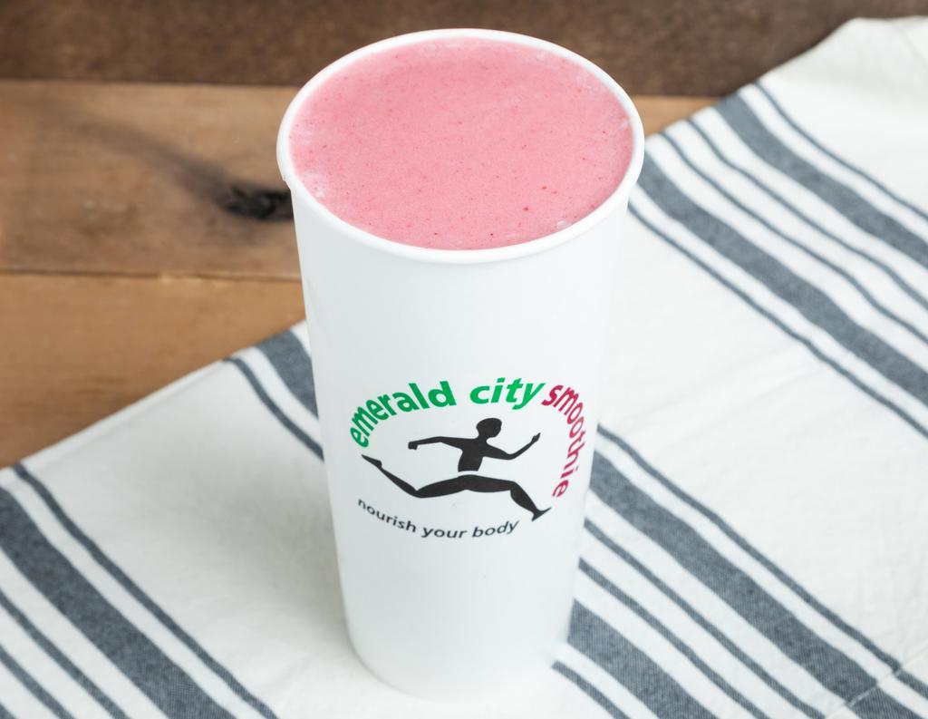 Rejuvenator Smoothie · The rejuvenator is packed with protein and multi-vitamins to keep you strong and healthy. Core ingredients-strawberry, banana, whey protein, nonfat milk and multi-vitamin.