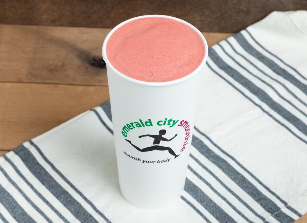 Quick Start · Strawberry, orange, whey protein.