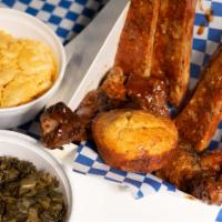 2 Meat - 2 Sides · BBQ plate with your choice of (2) meats and (2) sides.