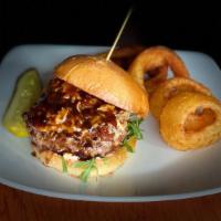 Ghost Steak Burger · Chef Oscar's award-winning burger. Ground steak and tender beef, fresh garlic and chef herbs...