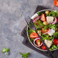 Fresh Dinner Salad · Fresh Salad prepared with Lettuce, tomatoes, black olives, pepperoni, mushrooms & mozzarella...
