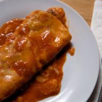 Side Enchilada · Please choose: Ground beef, Shredded beef, Chicken, Cheese or Spinach