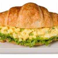 Egg Salad On Croissant · Classic Egg Salad on 6