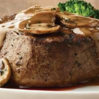 Tuscan-Grilled Filet* 9 Oz  · Served simply grilled or with the choice of one of the following toppings. Sicilian butter (...