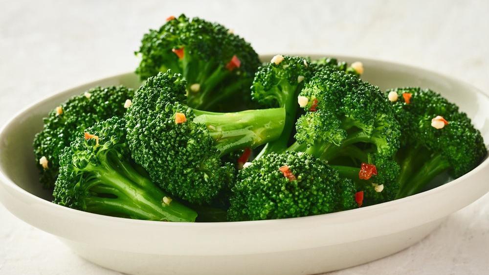 Sauteed Broccoli · Broccoli sautéed in a mix of red peppers, garlic, onion and olive oil.