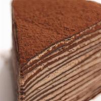 Chocolate Mille-Crepe Cake · 