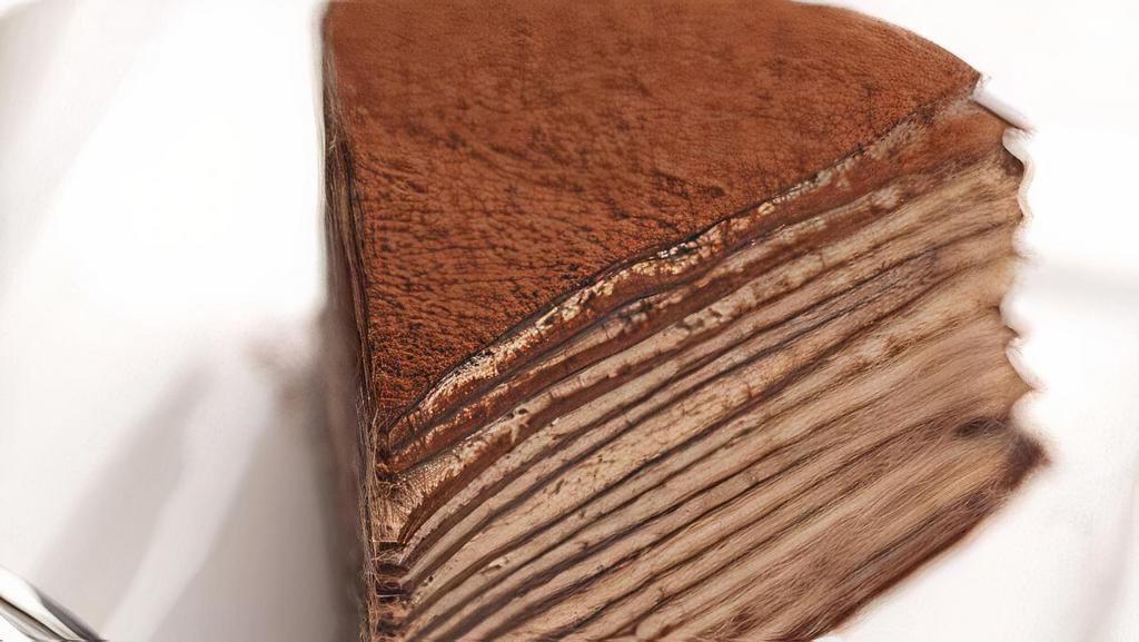 Chocolate Mille-Crepe Cake · 
