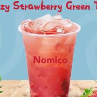 Crazy Strawberry Green Tea  · We use fresh organic strawberry. Best drink ever !