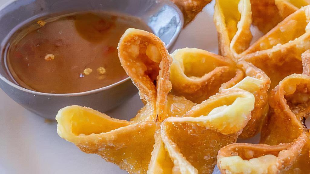 Cream Cheese Rangoon (3) · Tasty appetizer, made with creamy and crunchy wontons.