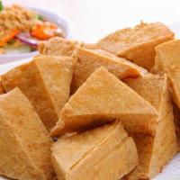 Deep Fried Tofu · Square tofu deep-fried and delicious.