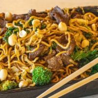 Beef & Broccoli Bowl · The beef and broccoli bowl made to order with your choice of noodles and spice level. Includ...