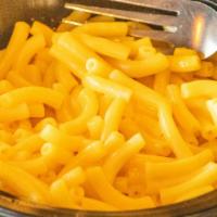 Mac-N-Cheese · Macaroni and cheese. Allergens (dairy, gluten).