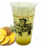 Pineapple Cane · Sugarcane Juice mix with Real Ruit Pineapple