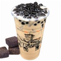 Black Sugar Milk Tea · Black Sugar, Black Tea, Fresh Milk - Topping Not Included (Recommend Tapioca)