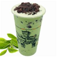Uji Matcha Milk Tea · High Grade Matcha from Uji Japan, Tea, Fresh Milk, Brown Sugar - Topping not included (Recom...