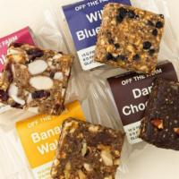 Meal Bar · Off The Farm vegan, gluten free meal bar with fruit and nuts and grains! Note:
Berry
Mango
C...