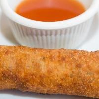 Egg Roll (1) · Individually hand rolled and filled with fresh vegetable. Served with house sweet and sour s...