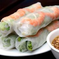 Spring Rolls (2) - Goi Cuon · Choices below come with fresh lettuce leaves, vermicelli noodle, wrapped with tender rice pa...