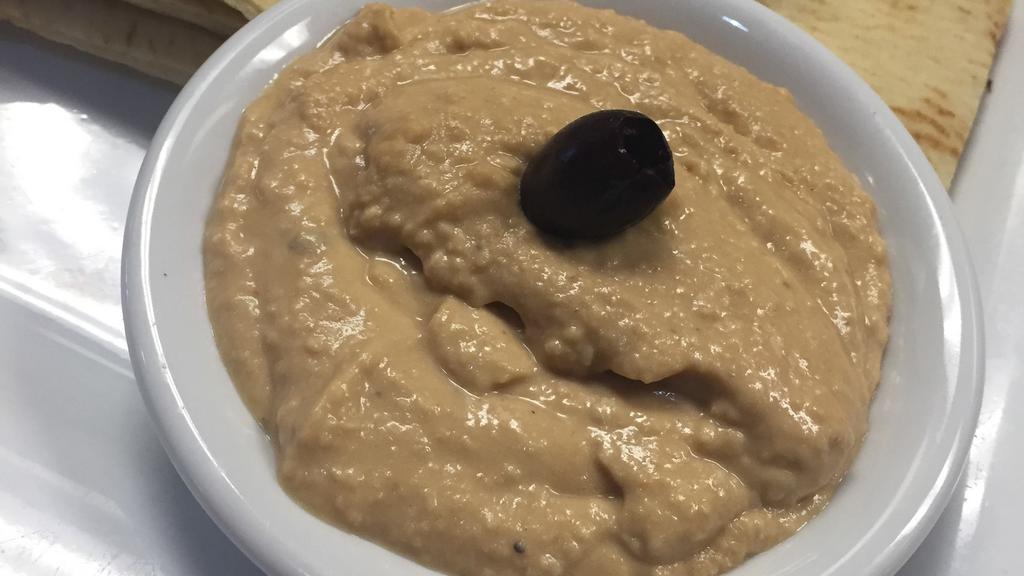 Hummus · Your choice of hummus. Choose below. Comes with pita bread. May substitute pita for cucumbers.