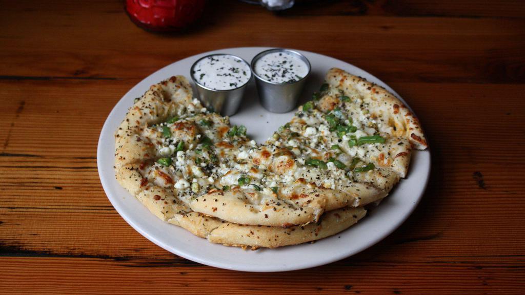 Jalapeno Feta Stix · classic with jalapeño  •  feta // served with a side of ranch dressing