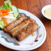 Egg Rolls(2 Pcs) · Two pieces of vegetarian tofu or pork eggrolls.