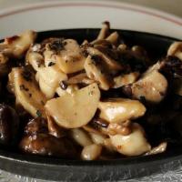 Mushrooms Marsala · fresh mushrooms sautéed with garlic and Marsala cream sauce