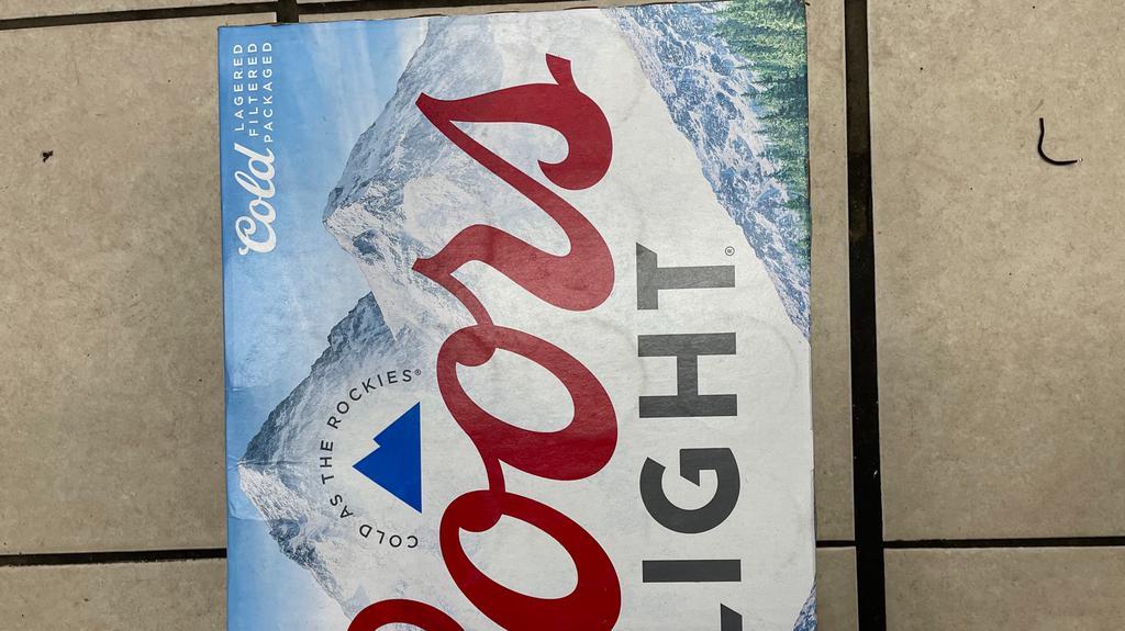 Coors Light Cans 24 Pack 12Oz · 