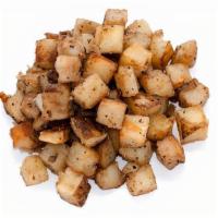 Potatoes · hand cut and fried fresh through out the day. Tossed in our own special spice mix