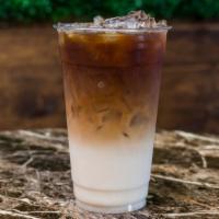 Coffee Horchata · Agua de horchata and house cold brew coffee. Contains milk and cinnamon.