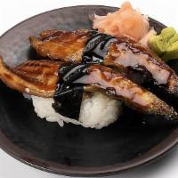 Unagi Nigiri (2Pc) · 2 pieces of eel nigiri