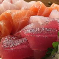 Chef'S Choice Sashimi (Not Available Togo) · Chef's choice 9 piece sashimi (Generally 3 types of fish)