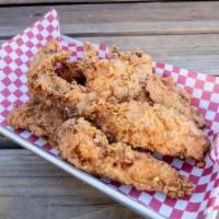 Cheeze It Chicken Tenders · Crunchy Cheez-It Chicken Tenders + Buffalo BBQ + Ranch
