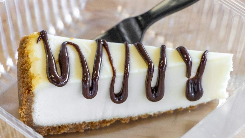 Cheesecake · choose from 3 different sauces to top if off