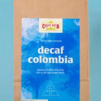 12Oz Bag Of Coffee - Decaf Colombia · medium-light roast. swiss water process decaffeinated coffee. balanced acidity and body, wit...