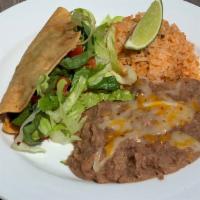 Pick One Lunch Special · With rice and beans and choice of one item.