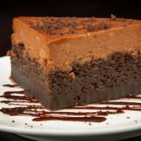 Vegan Chocolate Cake · Vegan Chocolate Layers, Whipped Peanut Butter Frosting