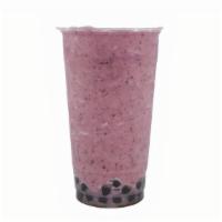 Blueberry Banana · Choice of 16 oz, 24 oz and 32 oz for an additional charges.