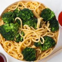 Veggie Yakisoba Noodle Bowl · Our Locally made yakisoba noodles and veggies sauteed in our TLG house sauce. Our TLG Signat...
