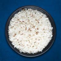 Classic Cumin Rice · Our long grain aromatic basmati rice, steamed to perfection with roasted cumin seeds.
